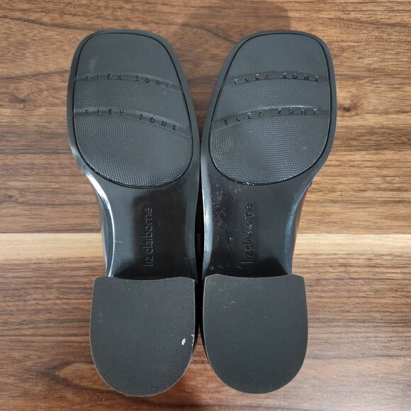 Liz Claiborne Y2K Brown Loafers Chunky Heel Slip On Vegan Faux Leather Size 5.5 - Picture 9 of 9